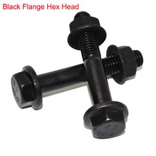 Black Flange Hex Bolt Chain