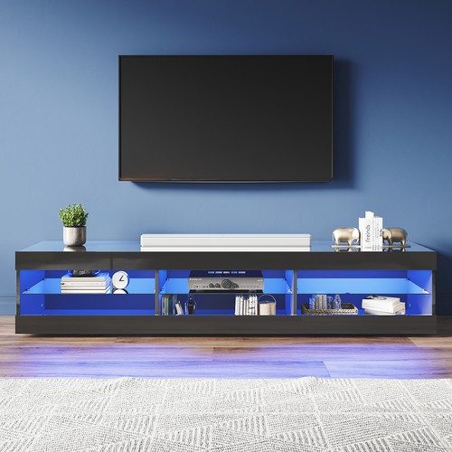 180cm white black - led, high