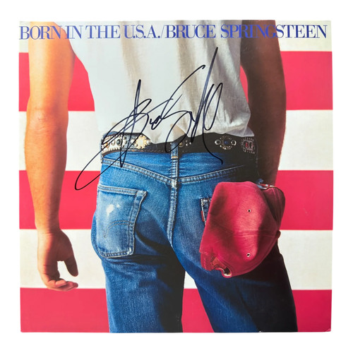 Bruce springsteen signed born - springsteen,