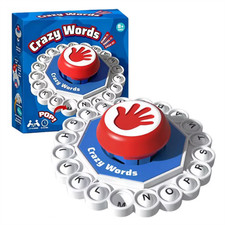 Red Crazy Alphabet Game Puzzle Toys Fast Rhythm Family Gathering Board Game Gift