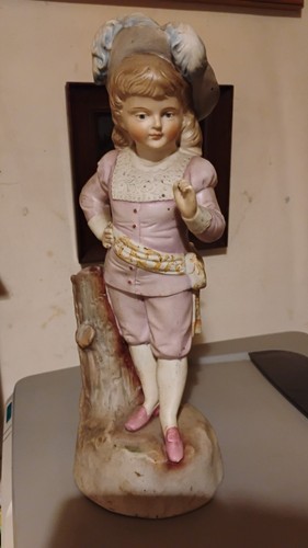 Antique german figurine girl - antique,
