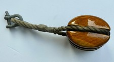 Vintage Ships Pulley Block