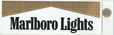 sticker. MARLBORO Lights. 26 X 9 cms