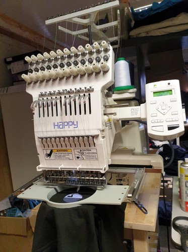 Happy 1201 embroidery single - happy,