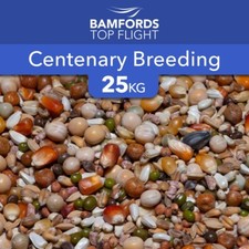 Premium Centenary Breeding Racing Pigeon Food 20kg Bamfords Top Flight Blend