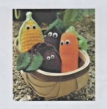 2398 DK VEGETABLES KNITTING PATTERN COPY