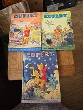 Rupert book Bundle X3 - Annual- 1972 - 1978 - 1979