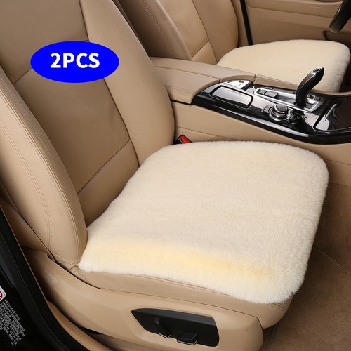 Fluffy faux sheepskin seat - sheepskin,