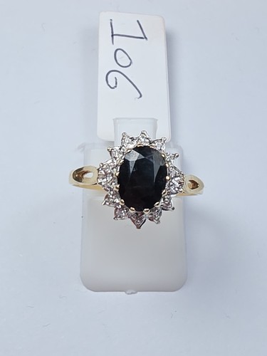 Vintage 9ct gold sapphire - vintage,