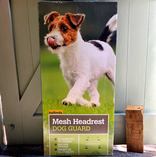 Halfords mesh headrest mounted - headrest,