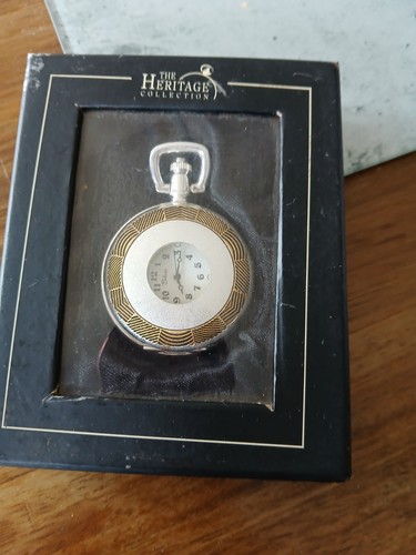 Silver plated pocket watch - plated,