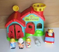 E.L.C Happyland Fire Station Playset