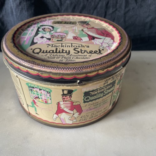 Vintage quality street tin - quality,