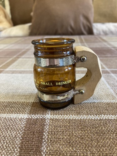 Vintage amber glass novelty - amber,