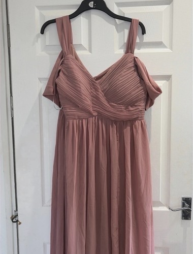 Pink chiffon bridesmaid - pink,