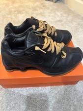 Vintage Nike Shox TL Classic 2006 size UK 10.5 Mens Shoes Black Gum 309354-002