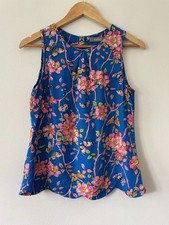 Oasis Top, 10, Blue Floral