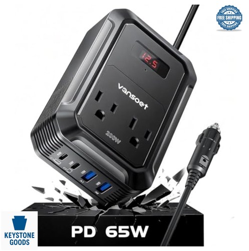 Car power inverter 200w 12v - car, dc