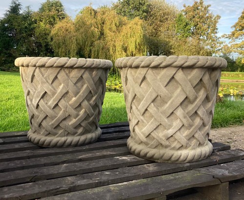 Stone garden pair - stone, of