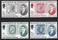 1971 Guernsey Sg 59/62 Thomas de la Rue Commemorative MNH