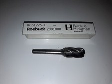 Ball Nose Carbide Burr  Cylindrica 6mm Shank 12mm Burr