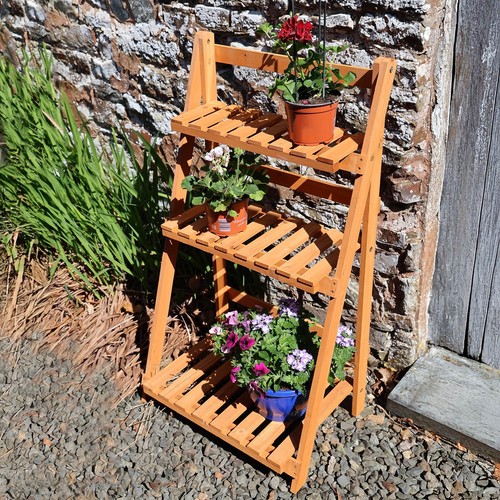 Wooden foldable shelf - wooden, stand