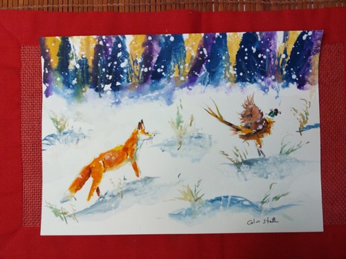 Original wildlife watercolour