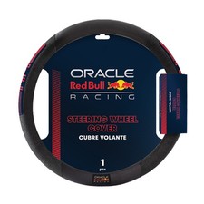 FOR MITSUBISHI PAJERO SHOGUN - RED BULL RACING STEERING WHEEL COVER RED CAR