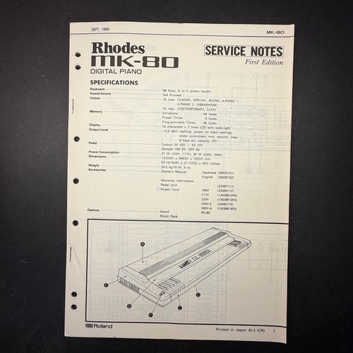 Vintage rhodes digital - vintage,