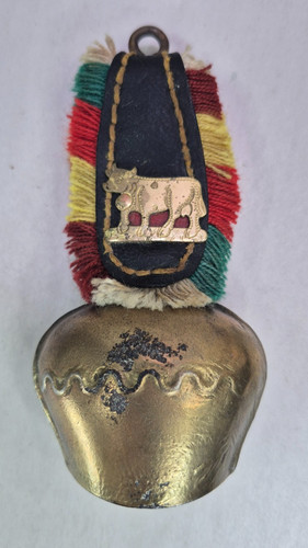 Vtg brass souvenir - brass, switzerland