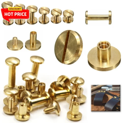 Solid brass chicago screws - chicago,