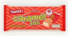 8 Tunnocks Caramel Log Wafer