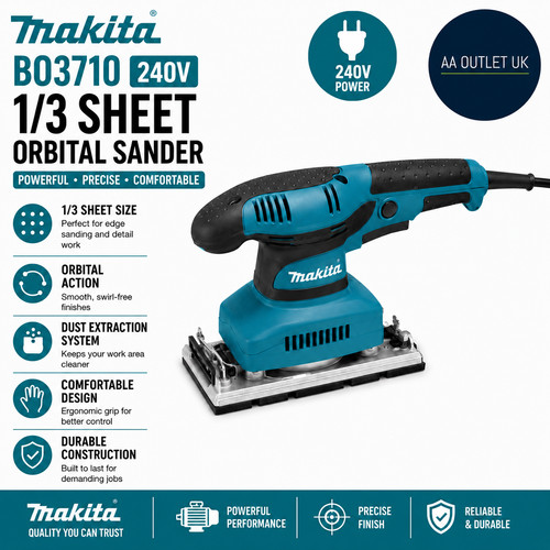 Makita bo3710 240v sheet - bo3710,