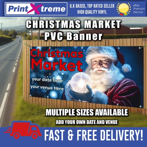 Pvc banner christmas market - banner,