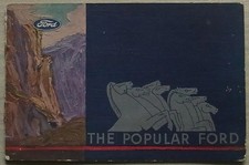 FORD POPULAR Car Sales Brochure Nov 1934 #C/G 9463/1134