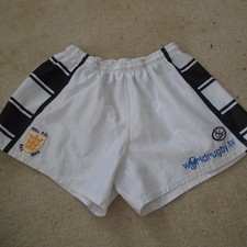 Hull FC Shorts Rugby 2008 Seasons Black White Home ISC Men's L Large