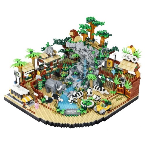 Zoo building blocks 823 - zoo,