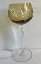 Vintage bohemian amber - amber, 'cut
