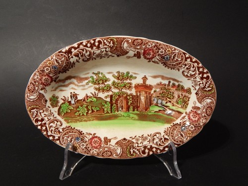 Antique tray raviera - antique, semi