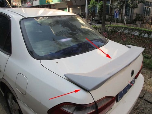 Rear spoiler wing - rear,