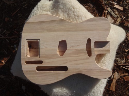 Tele style guitar body - body, routed