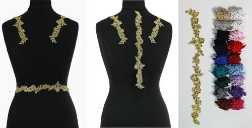 Lace applique bridal - 2, x