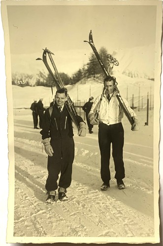1920s skiing photo - skiing,