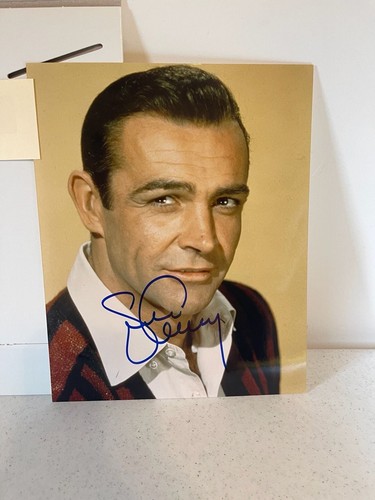 Sean connery signed 8x10 - sean,