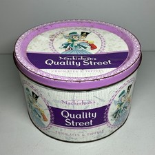 Vintage Mackintosh's Quality Street 6lb Metal Tin 2/- Shillings **EMPTY TIN**