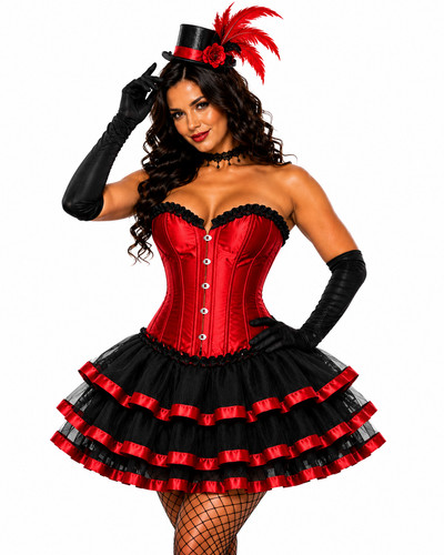 Burlesque corset tutu skirt - burlesque,