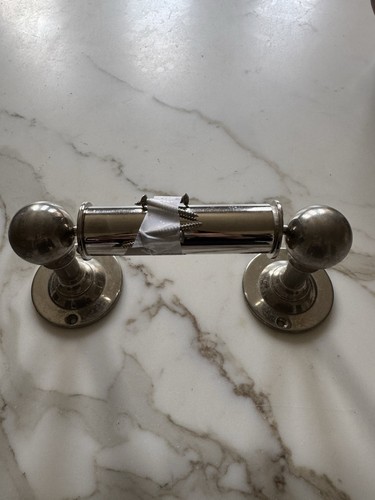 Antique vintage nickel toilet - nickel,