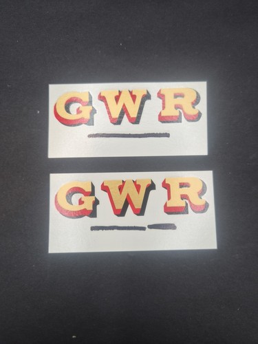 Gauge gwr lettering - 3, 1/2"