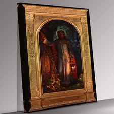 light of the world william holman hunt Canvas Wall Art Picture Print