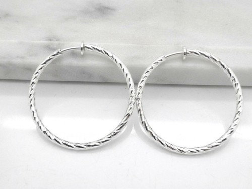 Clip hoop earrings women - clip,